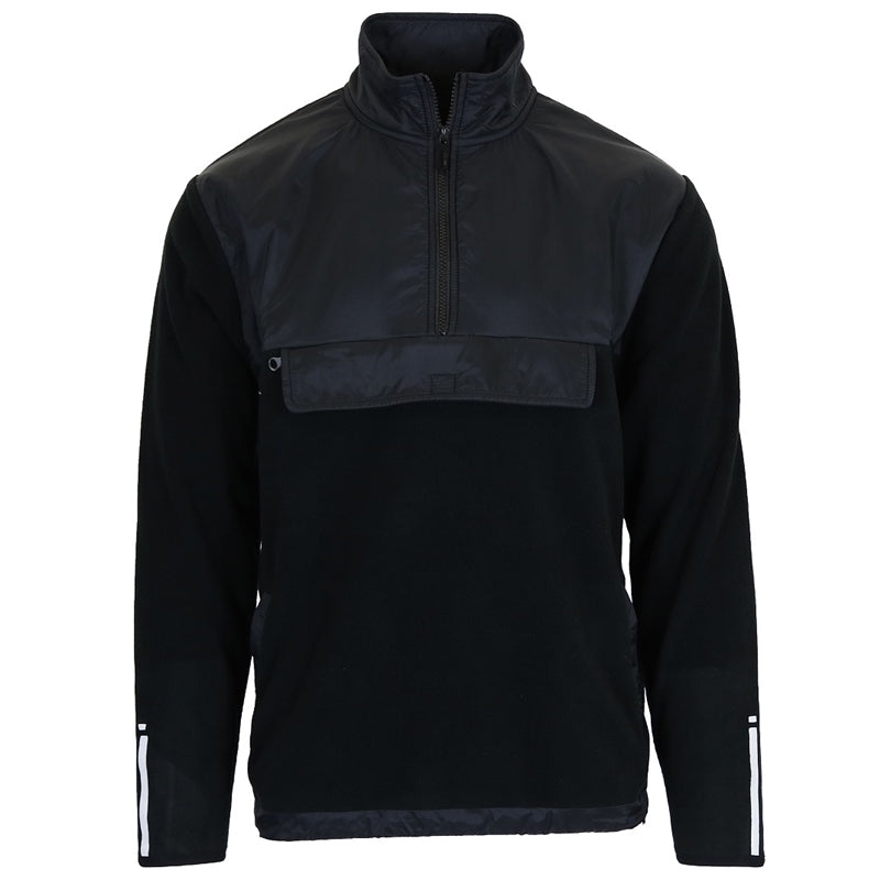 wholesale mens polar fleece sweatshirt black