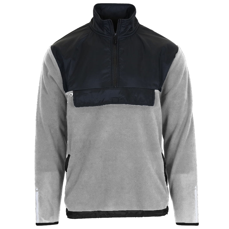 wholesale mens polar fleece sweatshirt grey