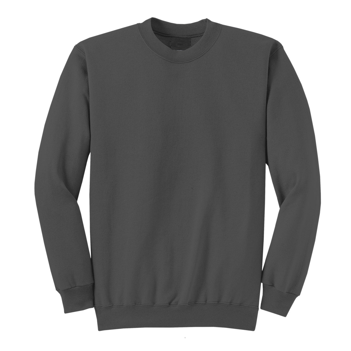 Wholesale Adult Size Crewneck Sweatshirt Charcoal
