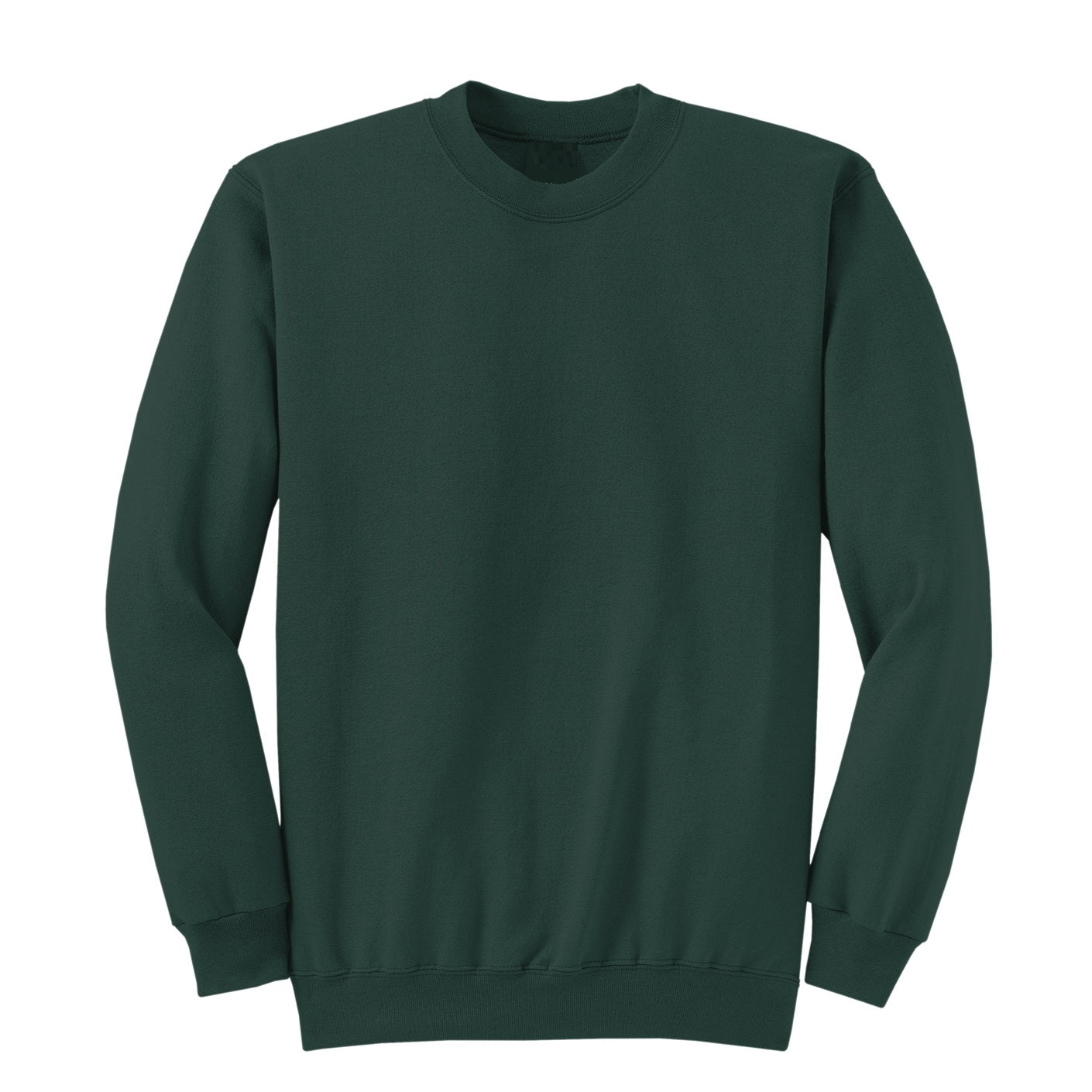 Wholesale Adult Size Crewneck Sweatshirt Dark Green
