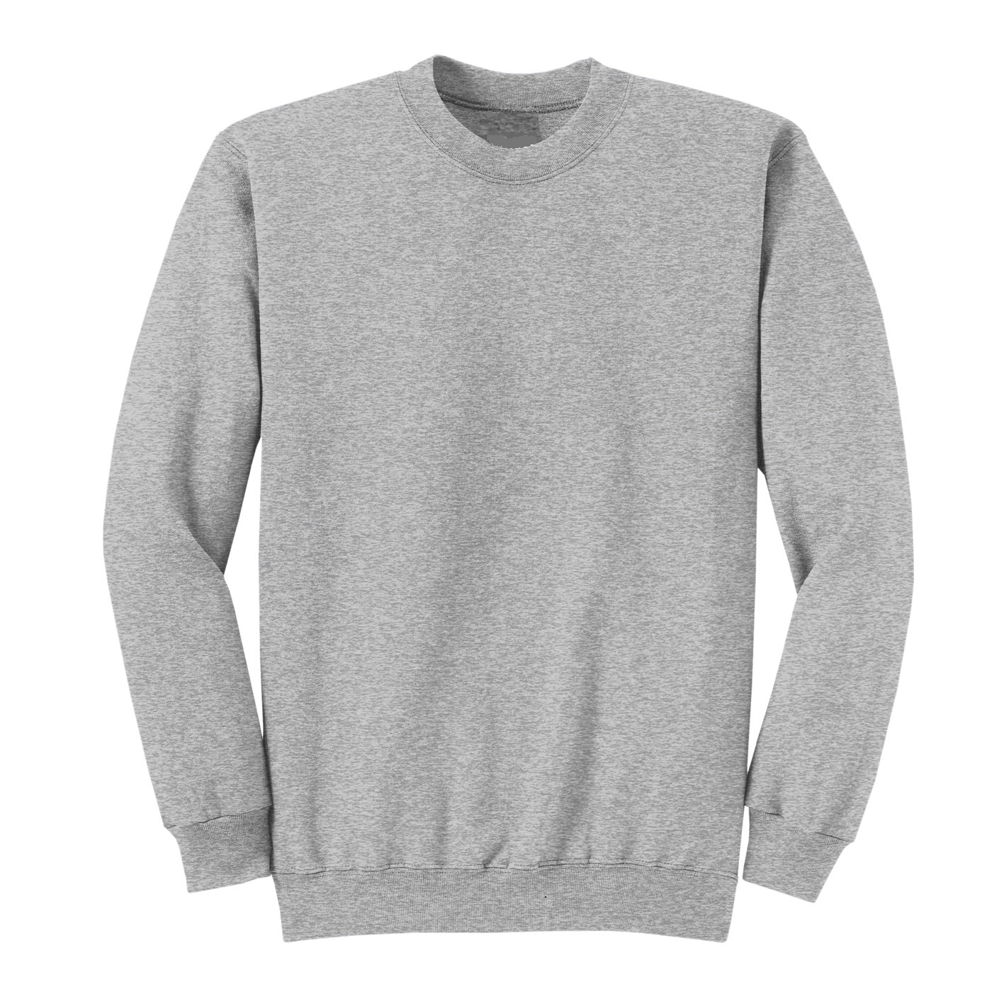 Wholesale Adult Size Crewneck Sweatshirt Heather Grey