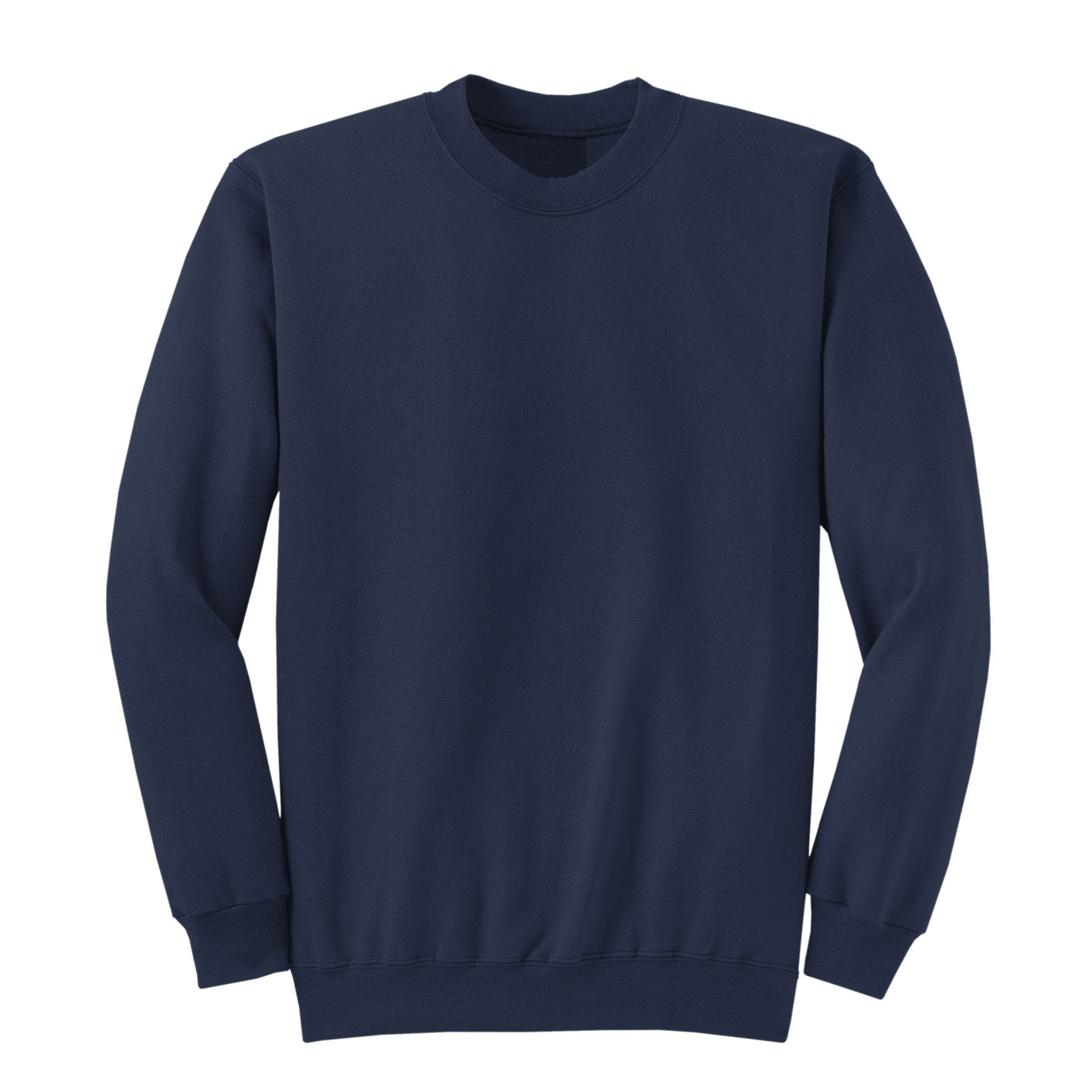 Wholesale Adult Size Crewneck Sweatshirt Navy
