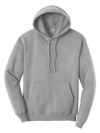 Wholesale Adult Fleece Pullover Hooded Sweatshirt in Heather