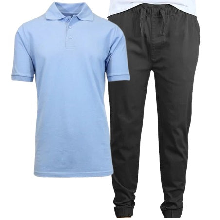 Boys Uniform Joggers & Polo Sample Pack