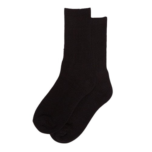Wholesale Boys Crew Socks in Black