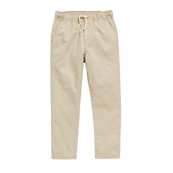 Wholesale Boys Stretch Pull On Elastic Waist Pants in Khaki