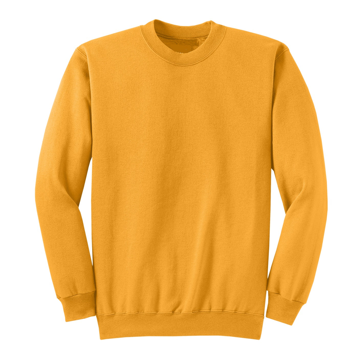 Wholesale Adult Crew Neck Sweatshirt in Gold