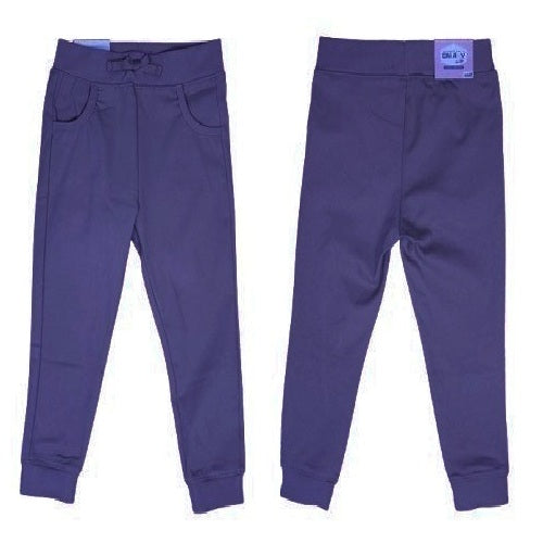 Wholesale Girls Super Stretch Joggers in Navy – Bulk Case of 24