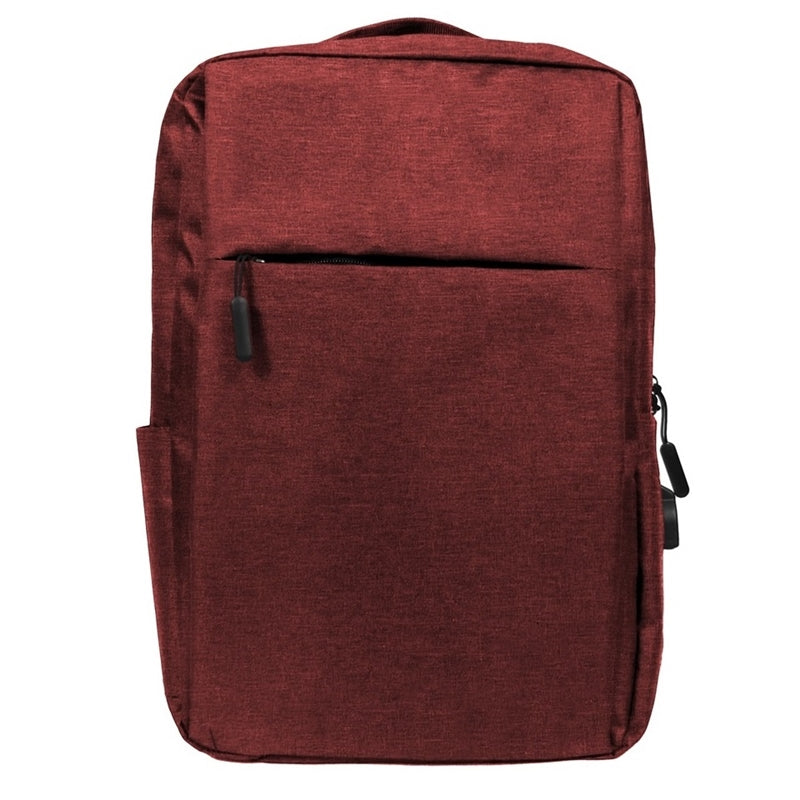 burgundy leather backpack laptop Wholesale Slim Backpack in Burgundy