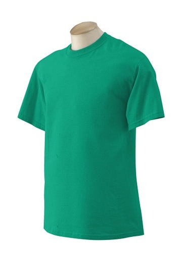 Wholesale Men's Crew Neck T-Shirt in Kelly Green