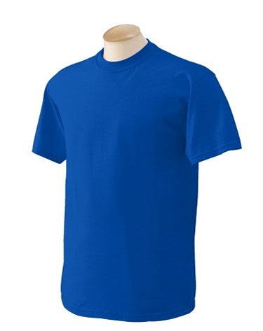 Wholesale Men's Crew Neck T-Shirt in Royal Blue