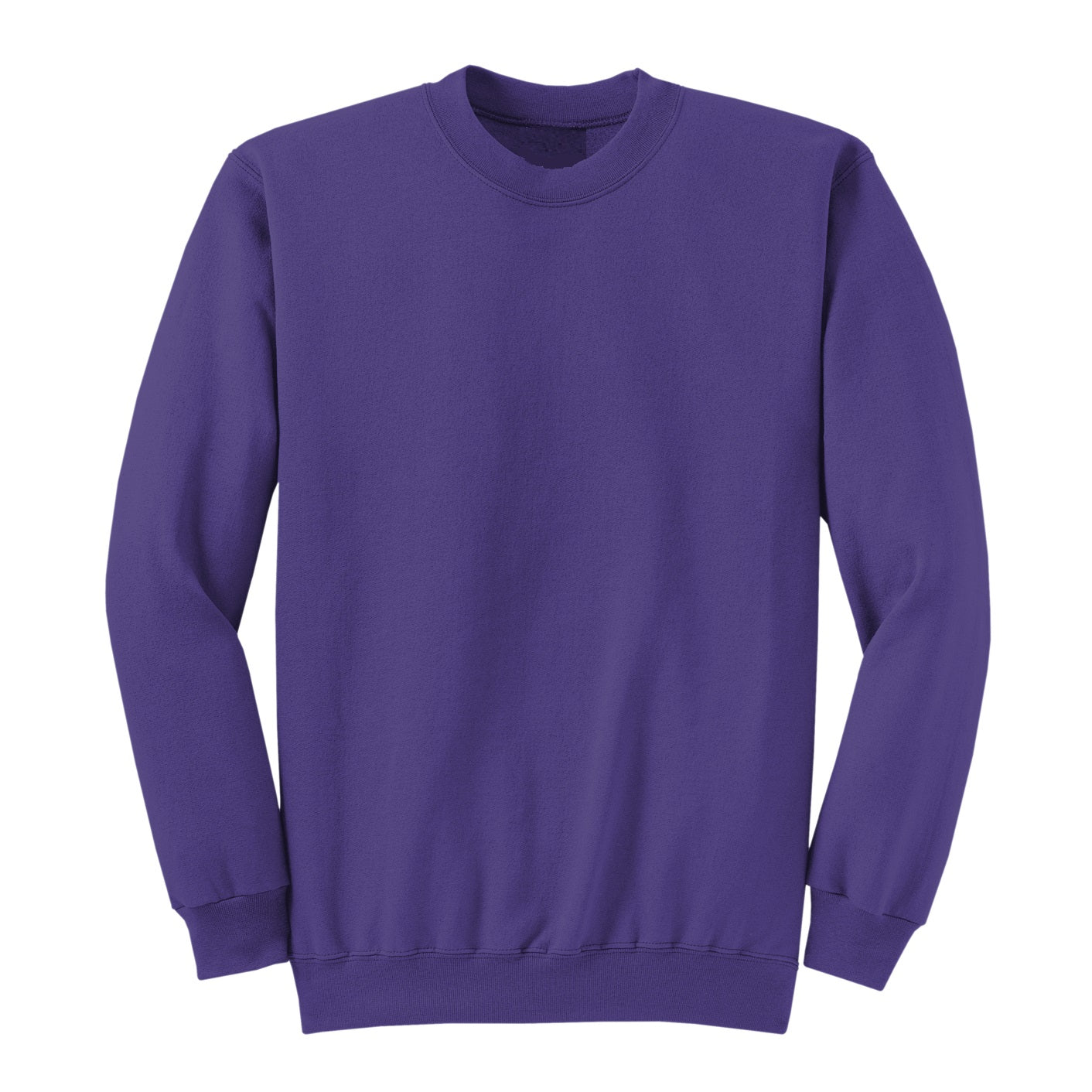 Wholesale Adult Crew Neck Sweatshirt in Purple