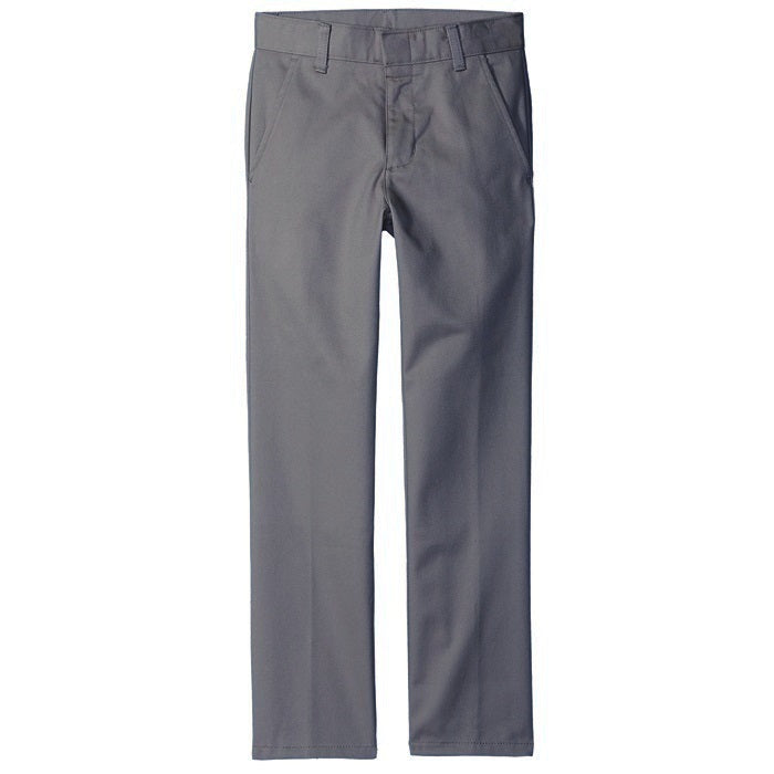 Wholesale Boys School Uniform Slim Fit Pants in Grey
