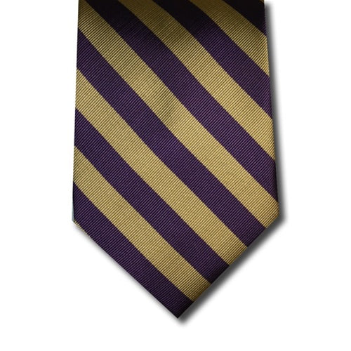 wholesale school uniform neck tie purple gold
