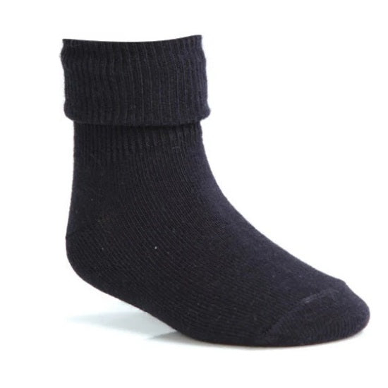 Wholesale Children's Triple Roll Socks in Navy Blue , Uniform Socks in Navy Blue