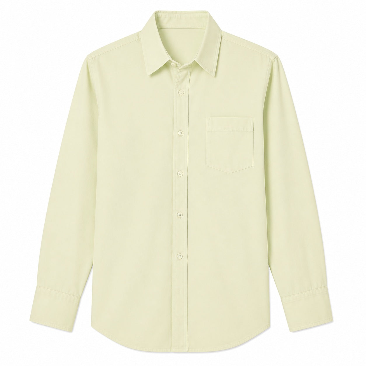 Boys Long Sleeve Dress Shirt School Uniform in Yellow