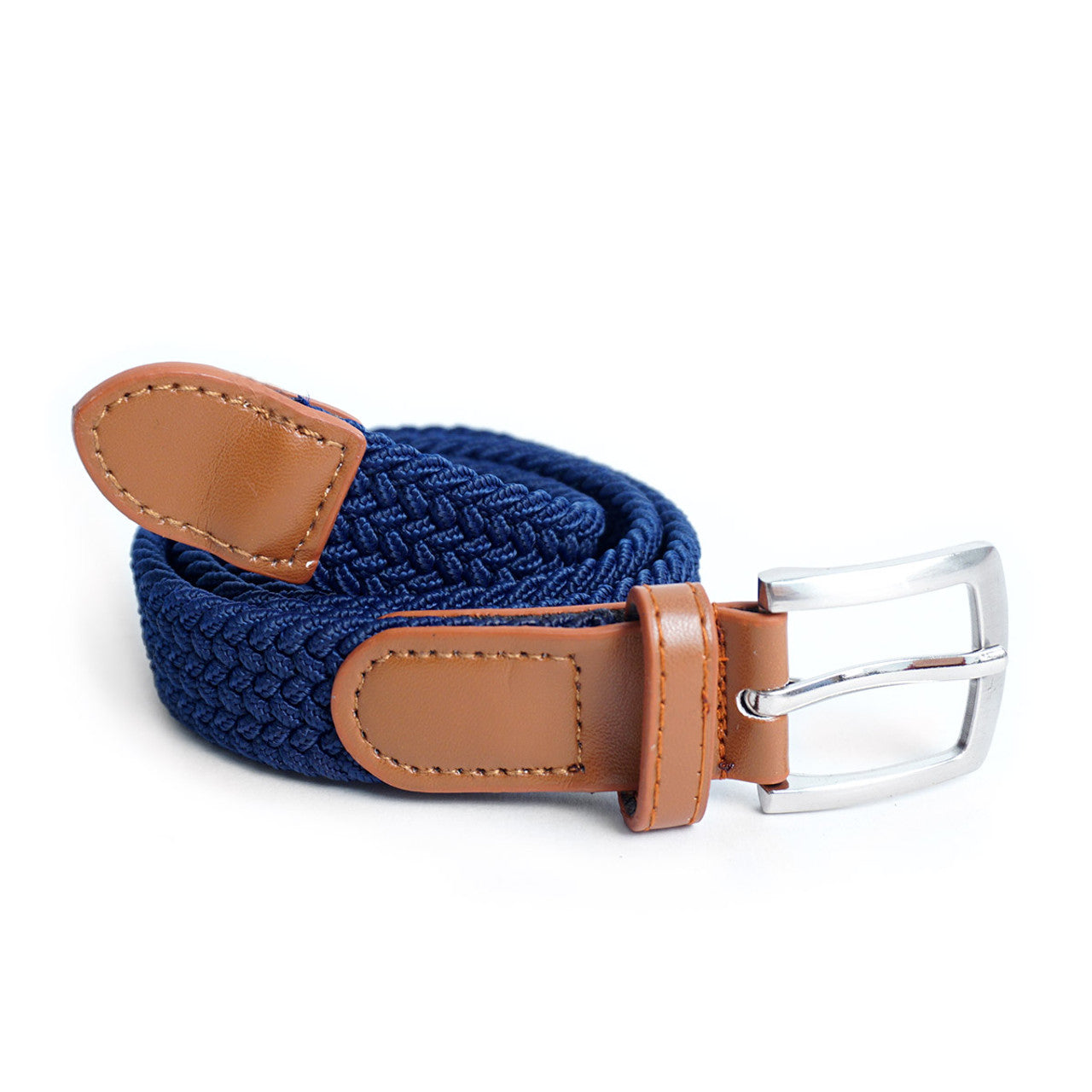 Wholesale Youth Size School Uniform Elastic Belt in Navy