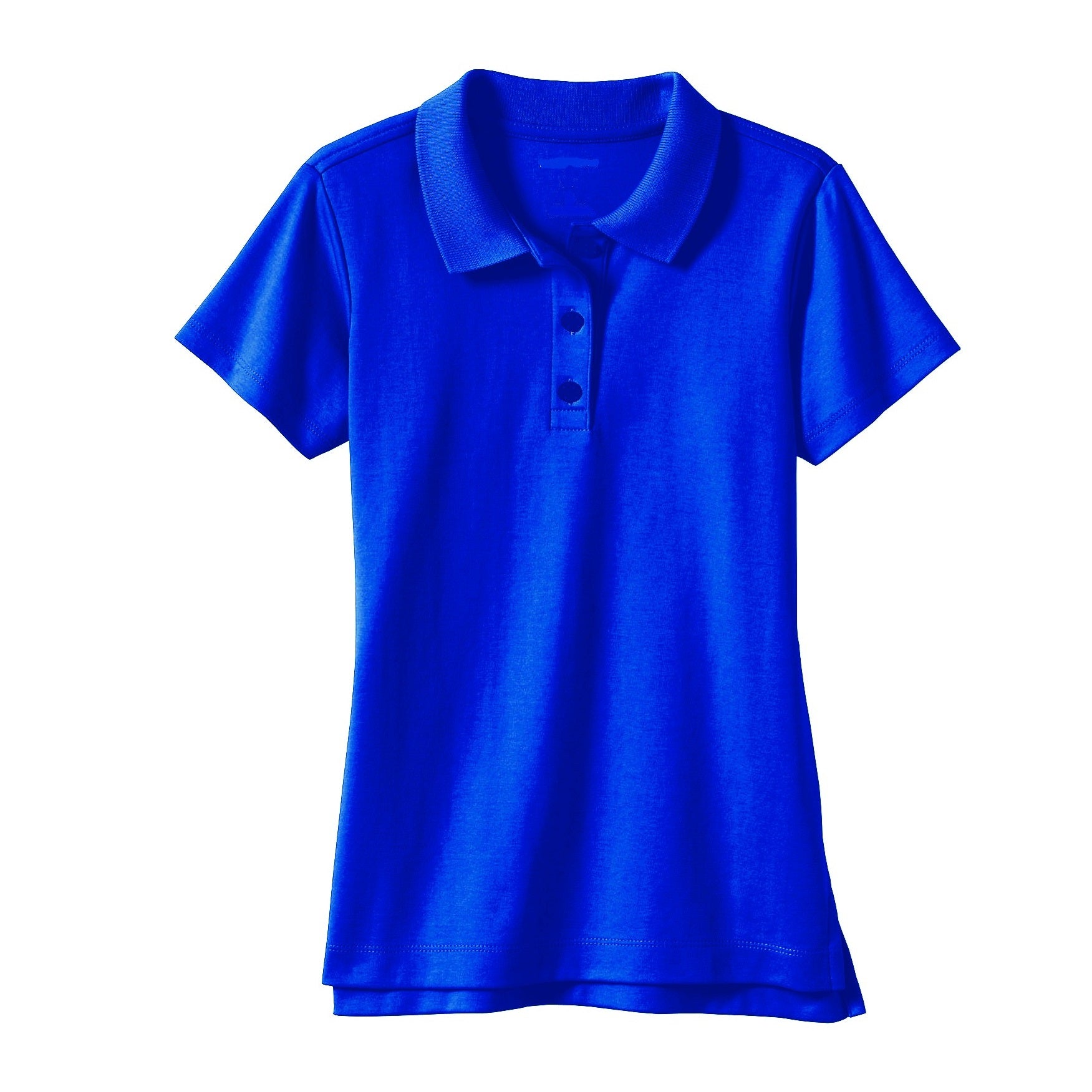 Wholesale Girls School Uniform Short Sleeve Jersey Knit Polo Shirt