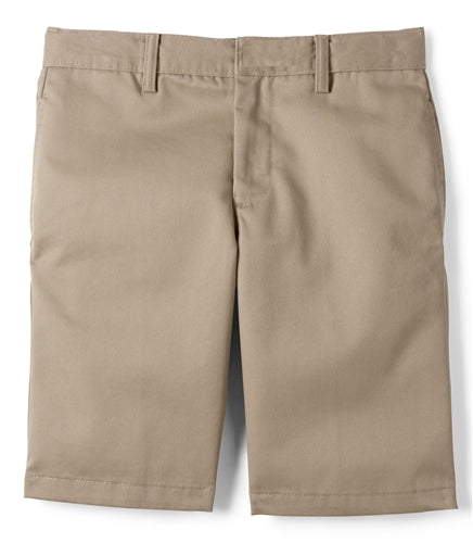 wholesale Husky Boys flat front school Shorts Khaki