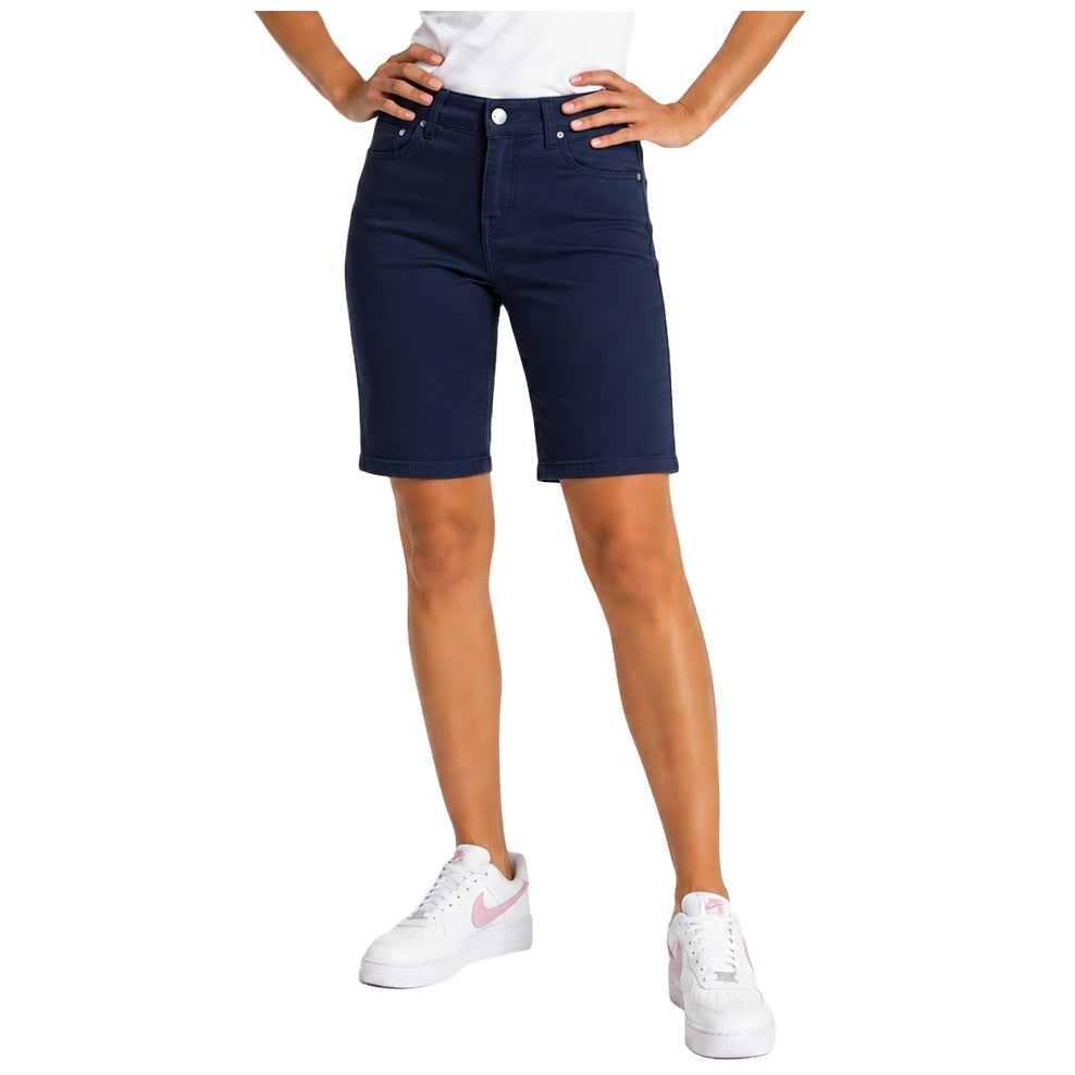 Wholesale Junior Girl's School Uniform Bermuda Shorts in navy