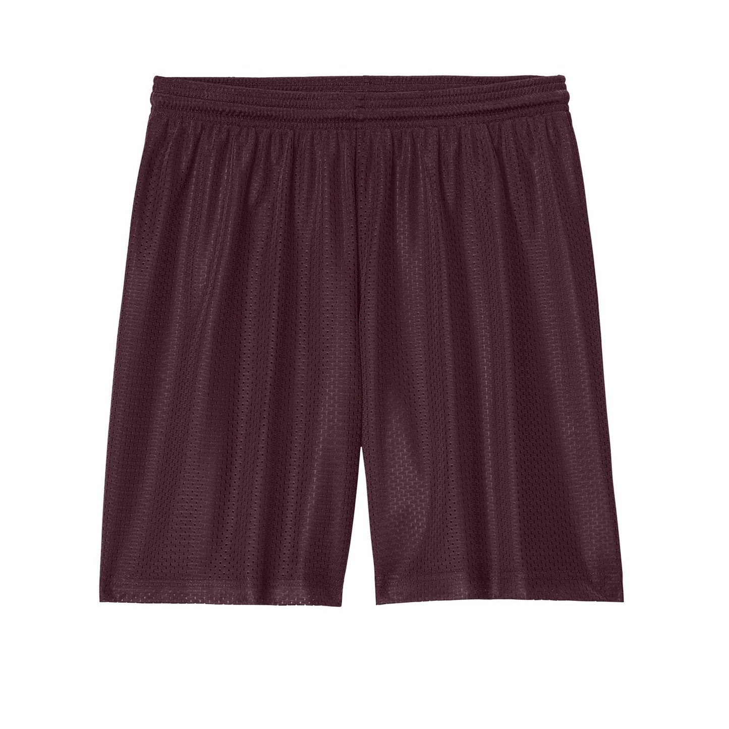 36 Pack 7" Men's Mesh Basketball Shorts - Maroon