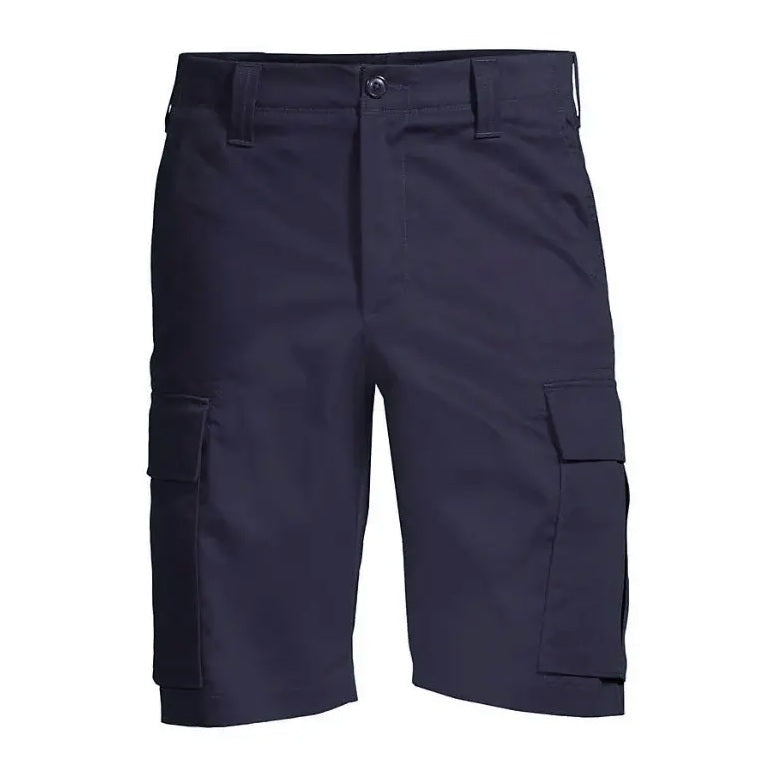 Young Men's School Uniform Cargo Shorts in Navy1