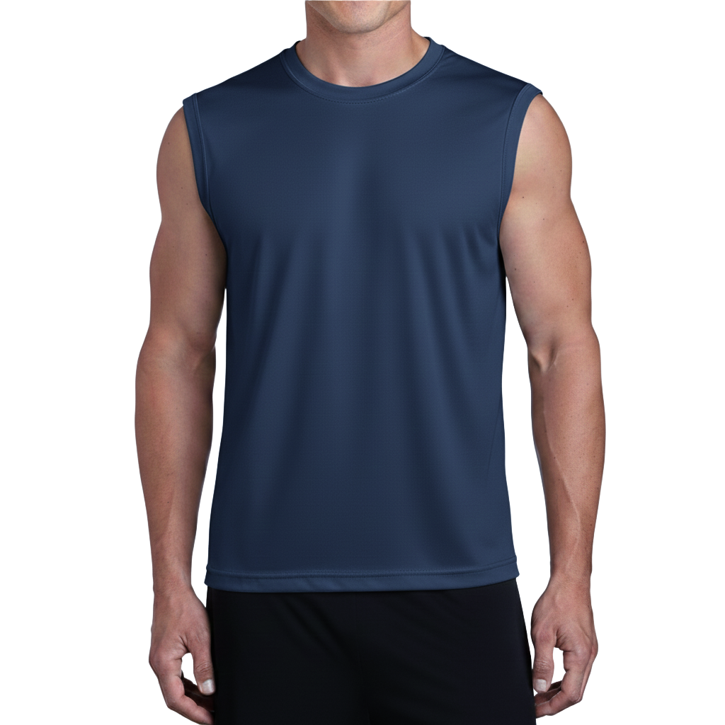 24 Pack Men's Dri-Fit Performance Muscle T-Shirt in Navy
