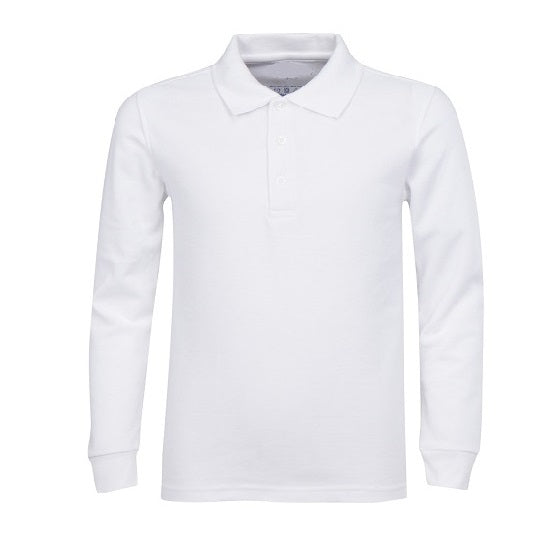 Wholesale Toddler Long Sleeve School Uniform Polo Shirt