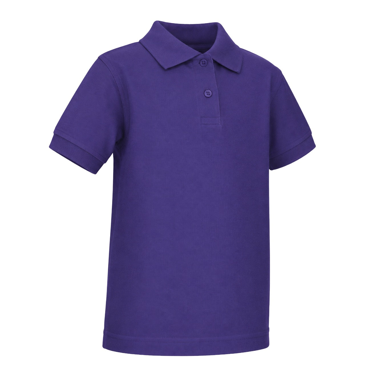Wholesale Toddler Short Sleeve School Uniform Polo Shirt Purple