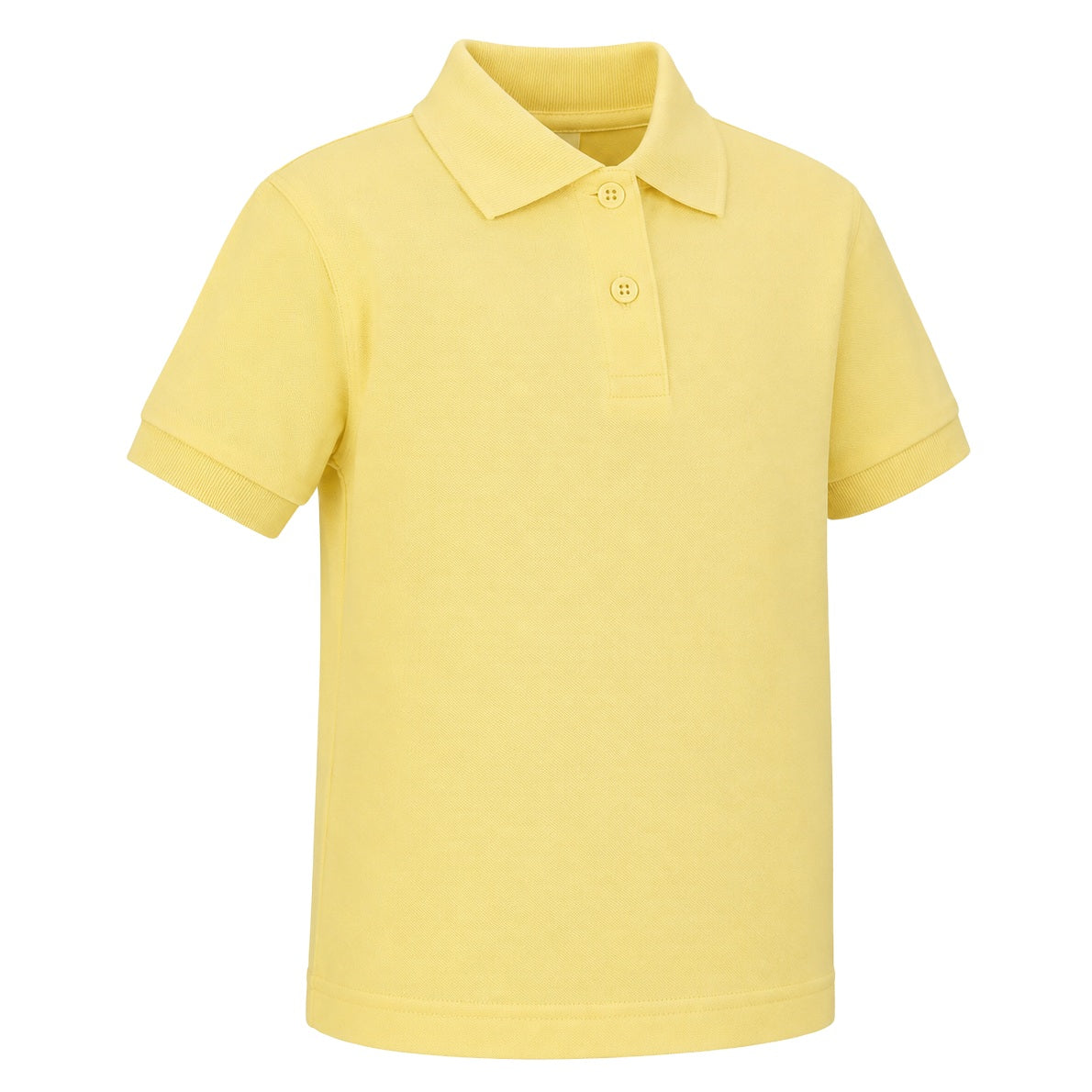 Wholesale Toddler Short Sleeve School Uniform Polo Shirt Yellow