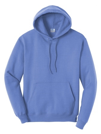 24 Pieces Adult Pullover Hooded Sweatshirt Carolina Blue