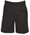 wholesale big mens Flat Front school shorts Black