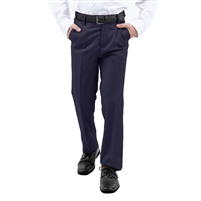 Wholesale Boys Dress Pants with Belt in Navy - 24 Pants Per Case