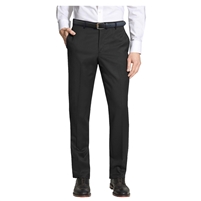 Wholesale Men's Dress Pants with Belt in Black - 24 Pants Per Case