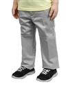 wholesale toddler Flat Front school pants in grey