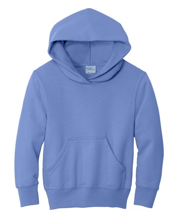 24 Pieces Youth Pullover Hooded SWEATSHIRT Carolina Blue
