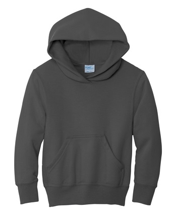 24 Pieces Youth Pullover Hooded SWEATSHIRT Charcoal