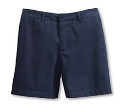 Wholesale Girl's School Uniform Shorts in Navy by Case