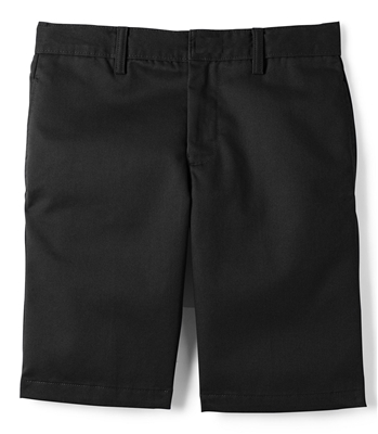 wholesale Husky Boys flat front school Shorts Black