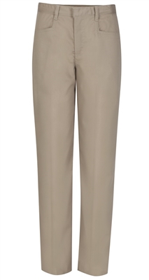 Wholesale Junior Girl's Stretch Pencil Skinny School Uniform Pants in Khaki by Size