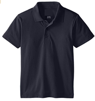 Wholesale Men's Dri Fit Performance Short Sleeve School Uniform Polo Shirt Navy Blue