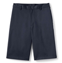 wholesale mens Flat Front school shorts navy