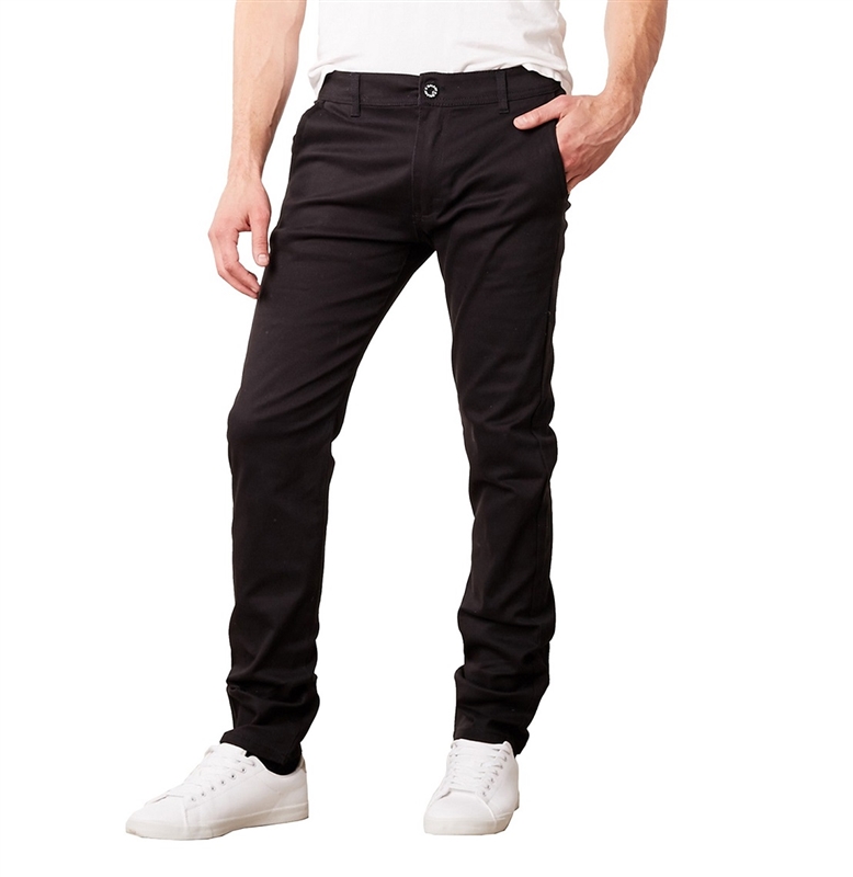 24 Pieces Men's Super Stretch Slim Fit School UNIFORM Pants in Black