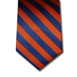 wholesale school uniform neck tie orange royal