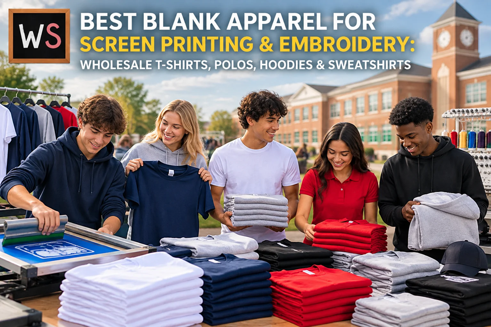 Best Blank Apparel for Screen Printing & Embroidery | Wholesale Guide