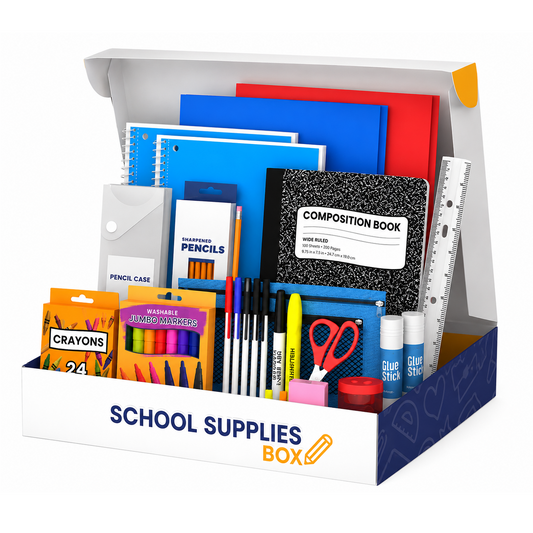 73 Piece K-5 School Supplies Kit - 24 Kits Per Case