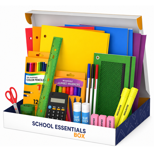 41 Piece Grades 3-8 Deluxe School Supplies Kit - 24 Kits Per Case