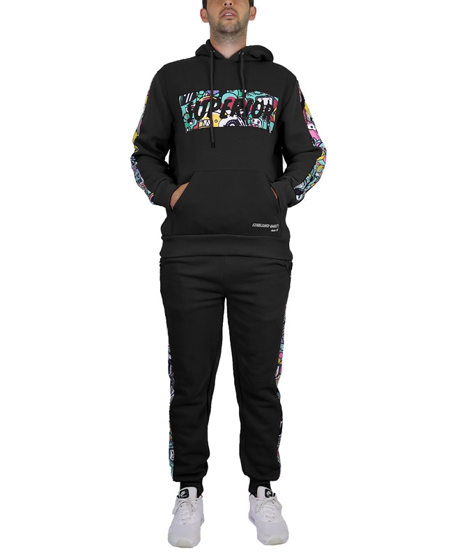 mens fleece hoodie and pants set superior