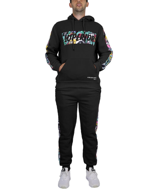 mens fleece hoodie and pants set superior