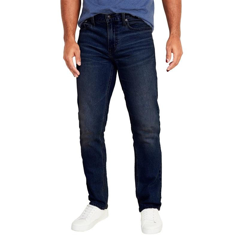 wholesale mens slim fit jeans dark blue